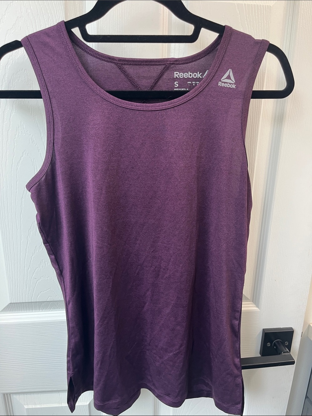 Reebok Purple Athletic Tank Top Womens S Performance